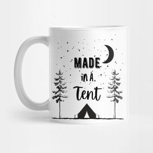 Made in a Tent Dark Mug